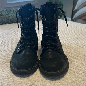 Sorrel Black Women's Lace-Up Boots